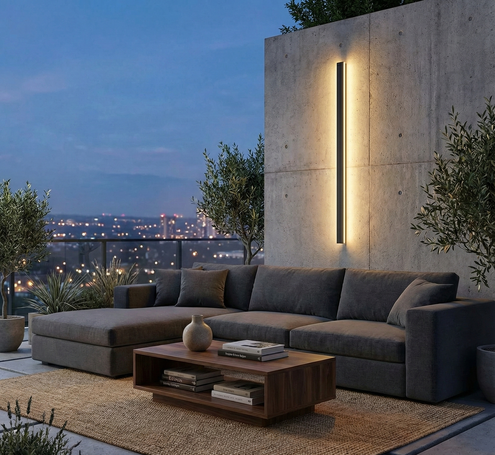 Minimalistisk Udendørs LED