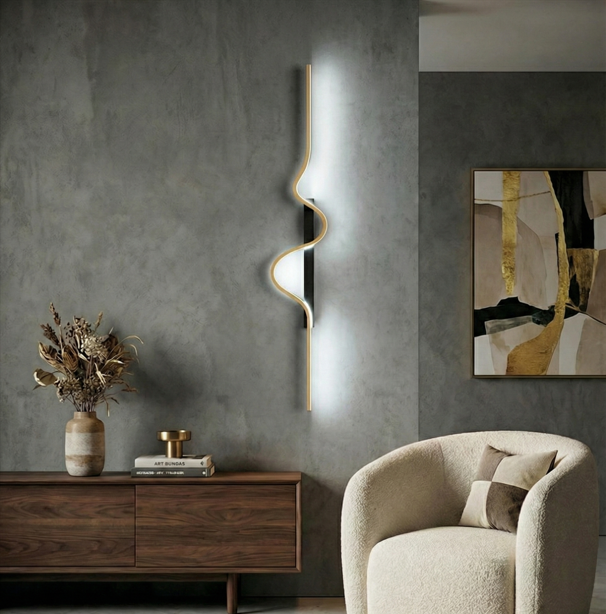 Aluminium stilfuld LED Lys