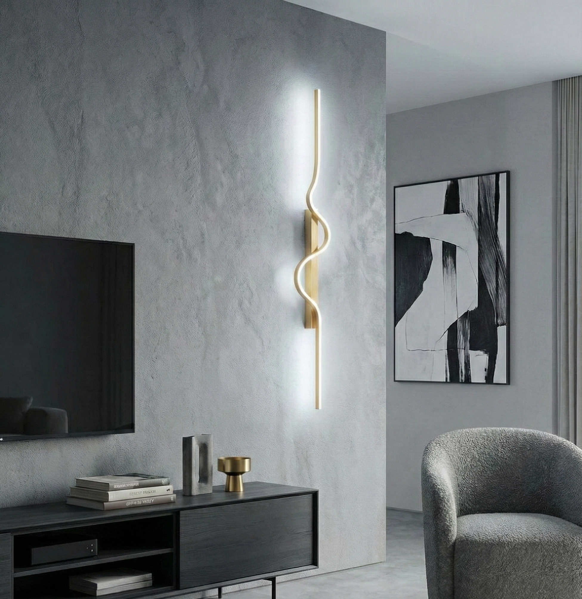 Aluminium stilfuld LED Lys