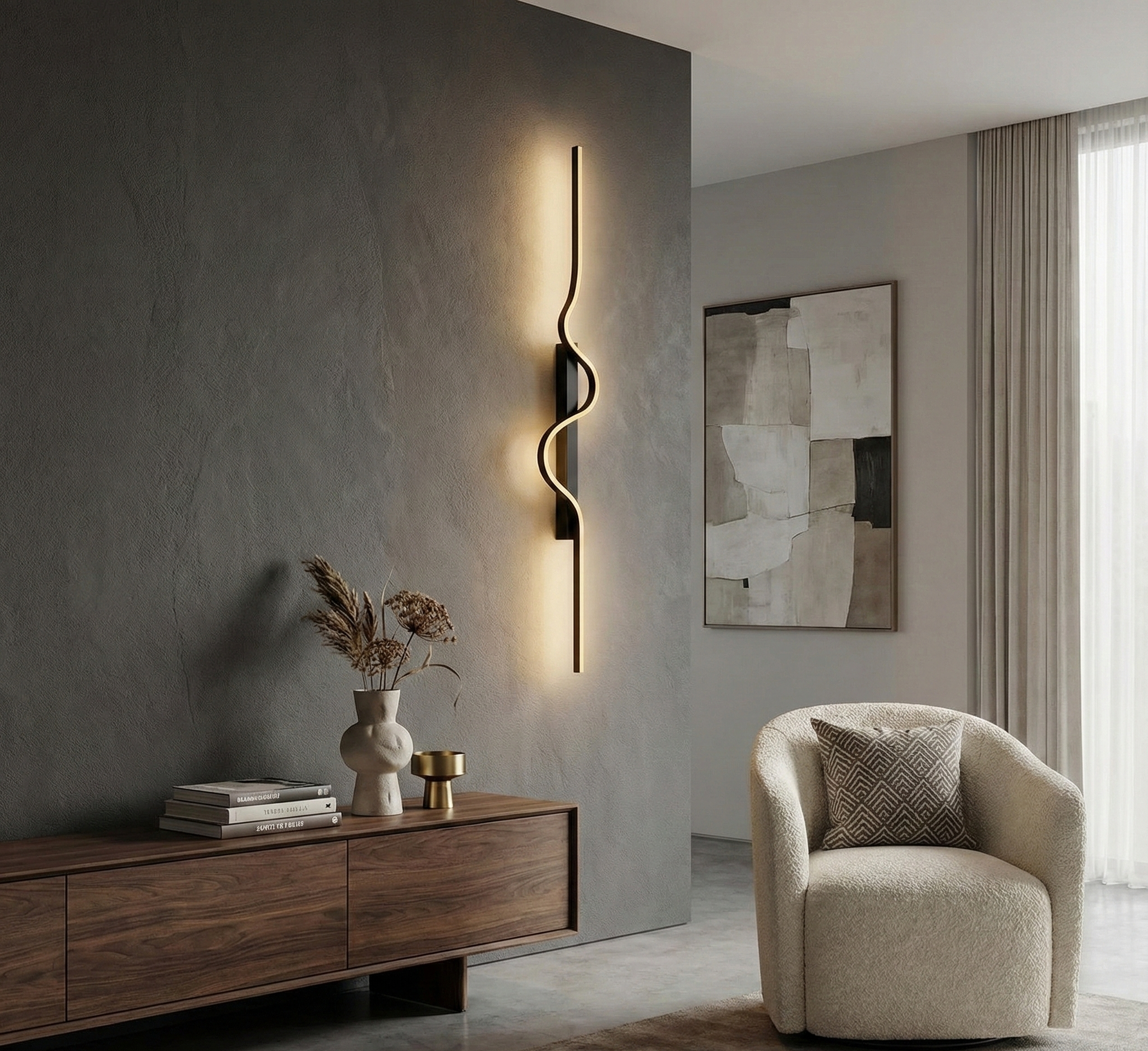 Aluminium stilfuld LED Lys